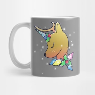 Cute Christmas Unicorn Deer Mug